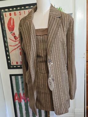 Princess Polly Tanzen Plaid Dress And Jacket Coat 4 And 6